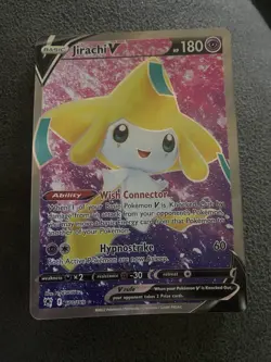 Pokemon Jirachi V Full Art Ultra Rare Holo 170/189 Astral Radiance 180 HP - Image 1