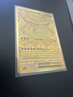 Pokemon Mega Zygarde ex Gold Hyper Rare 124/088 Perfect Order NM/M - Image 3