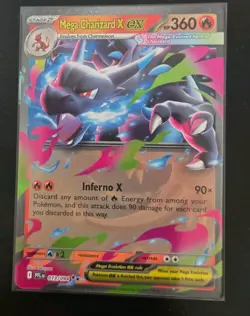 Pokemon TCG Mega Charizard X EX 013/094 Holo Double Rare Eng HP 360 - Image 1