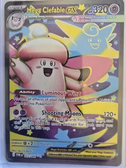 POKEMON Mega Clefeble EX 103/088 ULTRA RARE FULL ART HOLO Perfect Order *MINT* - Image 1