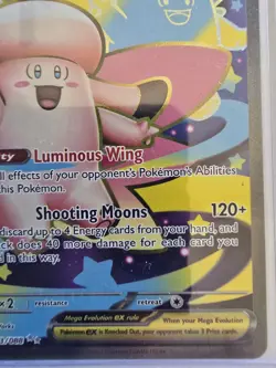 POKEMON Mega Clefeble EX 103/088 ULTRA RARE FULL ART HOLO Perfect Order *MINT* - Image 4