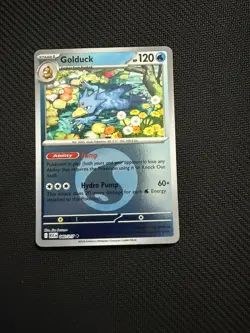 Golduck (Energy Symbol Pattern) 040/217 Ascended Heroes Pokemon Reverse Holo NM - Image 1