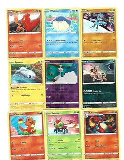 LOT OF 43 POKEMON CARS 185 SERIES (2020) - Image 1