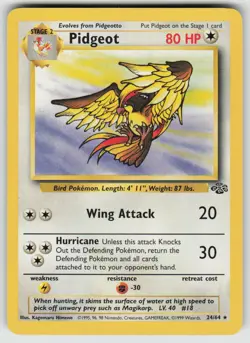 Pidgeot 24/64 Rare Jungle Pokemon Unlimited Lightly Played - Image 1