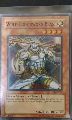 Wulf, Lightsworn Beast LODT-EN023 Light of Destruction 1st Edition LP - Image 1