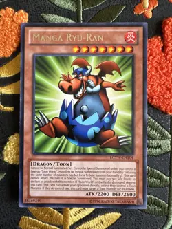 Manga Ryu-Ran LCYW-EN104 1st edition Yugioh Yugi's World NM - Image 1