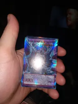 YUGIOH MIRRORJADE THE ICEBLADE DRAGON OVERFRAME ULTRA RARE NM RA05-EN148 - Image 1