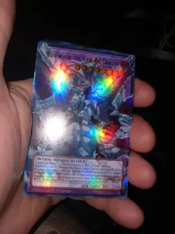 YUGIOH MIRRORJADE THE ICEBLADE DRAGON OVERFRAME ULTRA RARE NM RA05-EN148 - Image 2