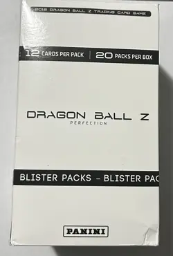 Dragon Ball Z Perfection Panini 2016 Trading Card Game Blister Box 20 Packs Open - Image 1