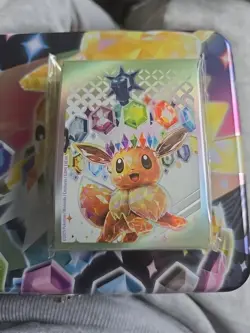 Pokemon Center Eevee Prismatic Card Sleeves - Image 1