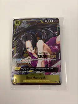 One Piece Promo 115 Boa Hancock P-115 Sealed Winner Card - Image 1