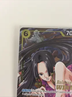 One Piece Promo 115 Boa Hancock P-115 Sealed Winner Card - Image 3