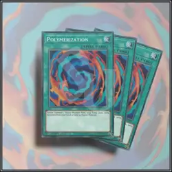 YuGiOh POLYMERIZATION x3 | GREAT CARD | 1ST EDITION 💎 - Image 1