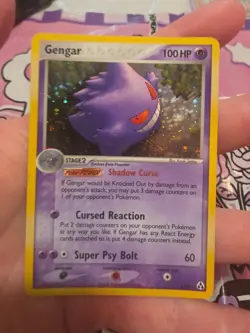 Pokemon TCG Gengar 5/92 EX Legend Maker 2006 Holo Rare Card - Image 1