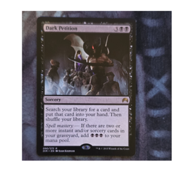 Wizards of the Coast Dark Petition Rare Sorcery ORI Black 2015 - Image 1