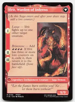 Clive, Ifrit's Dominant 133 Mythic FINAL FANTASY Magic: The Gathering Near Mint - Image 2