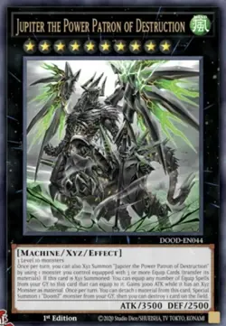 DOOD-EN044 Jupiter the Power Patron of Destruction Ultra Rare YuGiOh Preorder - Image 1