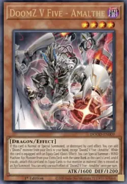 DOOD-EN009 DoomZ V Five - Amalthe Ultra Rare 1st Ed YuGiOh Preorder - Image 1