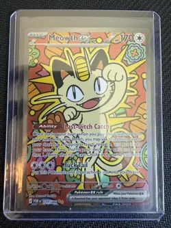 2026 Pokemon Perfect Order Meowth ex 121/088 BEAUTIFUL CARD!!!! - Image 3