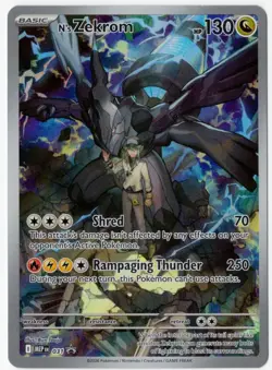 Pokemon TCG N's Zekrom 031 Black Star PromoMe: Mega Evolution Ascended Heroes NM - Image 1