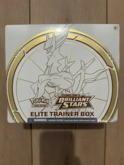 Brilliant Stars Elite Trainer Box Factory Sealed Pokemon Sword & Shield ETB - Image 1