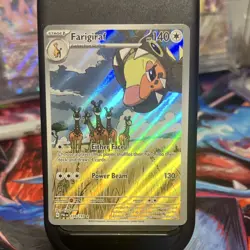 Pokemon Farigiraf Sv02 Paldea Evolved Illustration Rare Holo 228/193 - Image 1