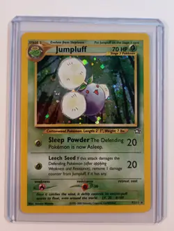 Pokemon Jumpluff Holo 7/111 Neo Genesis 2000 Holographic Swirl NM grade readyU - Image 1