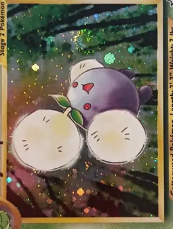 Pokemon Jumpluff Holo 7/111 Neo Genesis 2000 Holographic Swirl NM grade readyU - Image 4