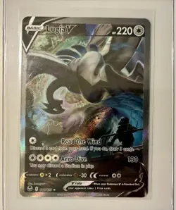 2022 Pokemon SWSH Silver Tempest Lugia V Alt Art 186/195 - Image 1