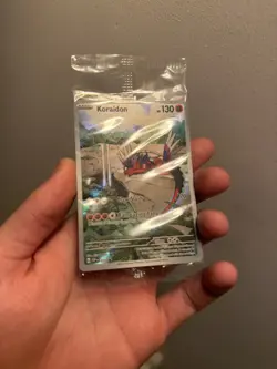 Pokemon TCG- Koraidon 014 Black Star Promo From Scarlet And Violet Still Sealed - Image 1