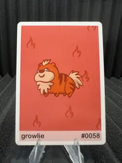 Growlie (Growlithe) #58 - Gen 1 Pookiemoot Fan Art - Pokemon - Image 1