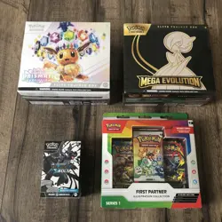 Pokemon TCG Prismatic & Mega Evolution 2 ETB Bundle - Lot Of 4 - New Sealed - Image 1