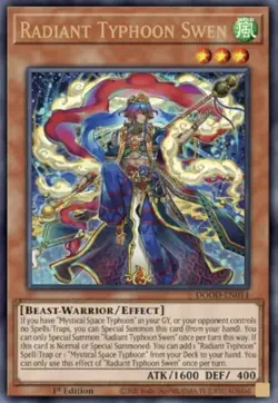 DOOD-EN014 Radiant Typhoon Swen Ultra Rare 1st Ed YuGiOh Preorder - Image 1