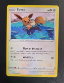 Pokemon TCG Eevee 052/072 Common Shining Fates Nm - Image 1