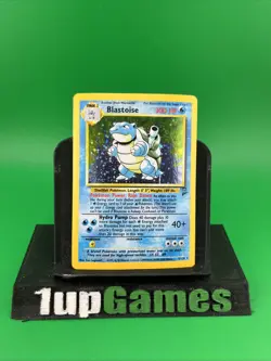 Blastoise 2/130 Base Set 2 2000 - Pokemon TCG WOTC Holo Rare LP - Image 1
