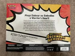 Pokemon Mega Evolution Ascended Heroes Mega Emboar EX Box NEW & SEALED - Image 2