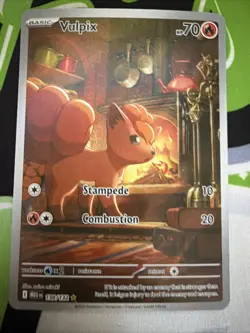 2025 Pokemon TCG Mega Evolution 138/132 Vulpix IR Illustration Rare IIII - Image 1