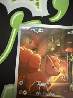 2025 Pokemon TCG Mega Evolution 138/132 Vulpix IR Illustration Rare IIII - Image 2