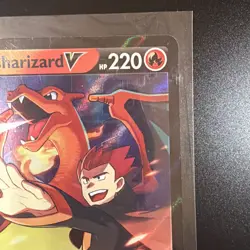 2021 Pokemon SWSH Black Star Promos Lance's Charizard V #SWSH133 - Image 3