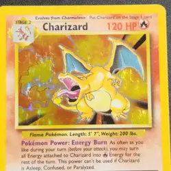 Pokemon Charizard 4/102 Base Set Holo Rare 1999 English 120 Arita - Image 2