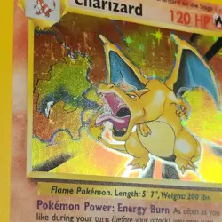 Pokemon Charizard 4/102 Base Set Holo Rare 1999 English 120 Arita - Image 3