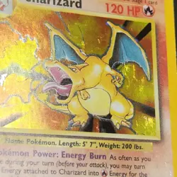 Pokemon Charizard 4/102 Base Set Holo Rare 1999 English 120 Arita - Image 4