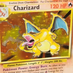 Pokemon Charizard 4/102 Base Set Holo Rare 1999 English 120 Arita - Image 5