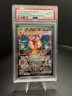 Charizard ex 223/197 PSA 10 SIR 2023 Pokemon Obsidian Flames - Image 1