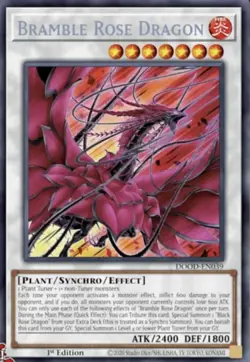 DOOD-EN039 Bramble Rose Dragon Secret Rare 1st Ed YuGiOh Preorder - Image 1