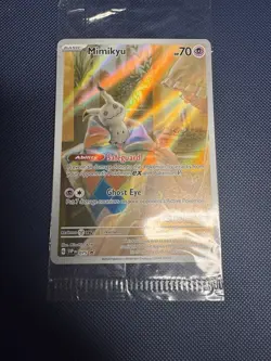 (SEALED) Mimikyu SVP075 Pokemon Center Stamp Black Star Promo SVP EN 075 Pokemon - Image 1