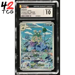 CGC Gem Mint 10 Garbodor 204/182 Pokemon Paradox Rift PAR EN - Image 1
