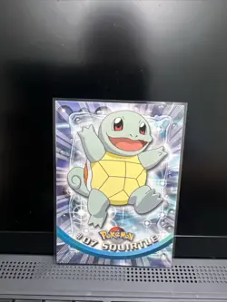 Pokemon Squirtle #07 Chrome Topps TV Animation Edition - Image 1