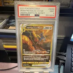Pokemon Origin Forme Dialga VSTAR GG68 Crown Zenith Secret Rare Holo PSA 9 2023 - Image 1