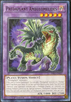 Predaplant Ambulomelides DIFO-EN037 Dimension Force 1st Edition Yugioh Card - Image 1